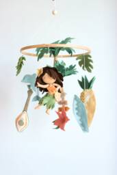 Hawaii Baby Mobile, Tropical Hula Girl Mobile