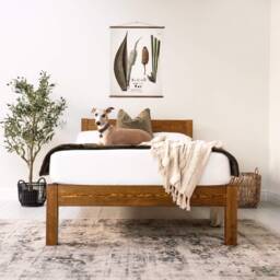 Handmade Wooden Bed Frame Model 01 - thumbnail 3