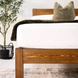Handmade Wooden Bed Frame Model 01 - thumbnail 2