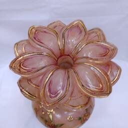 Rose Quartz Flower Pot, Vase, Home Decoratives, Decorative Stone Vases, Gemstone Vases - thumbnail 3