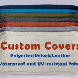 Custom Covers For Bench Replacement Sofa Seat Cushion Cover Patio Outdoor Indoor Furniture 1-8'' Thickness - Only Covers - thumbnail 2