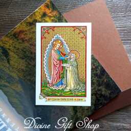 Saint Lucia Icon Print Patron Of Eyes, Authors, Salesmen - thumbnail 1