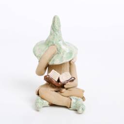 Shy Fairy Figurine, Set Of 2 Garden Plant Pot Ornaments, My Miniatures - thumbnail 3