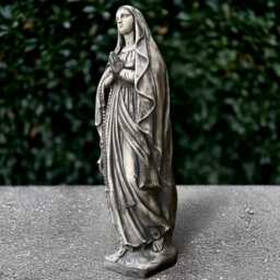 Large Virgin Mary Sculpture Sacred Garden Madonna Statue Outdoor Holy Mother Figurine Stone Peaceful Catholic Yard Decor Lover Gift - thumbnail 3