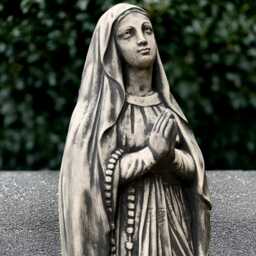 Large Virgin Mary Sculpture Sacred Garden Madonna Statue Outdoor Holy Mother Figurine Stone Peaceful Catholic Yard Decor Lover Gift - thumbnail 2