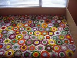 Crochet Flowers Blanket - thumbnail 1