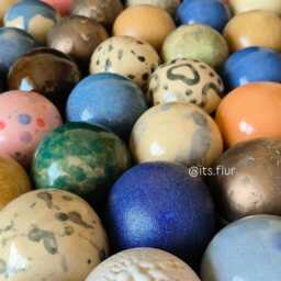 Customized Ceramic Orbs Set Of 9 Wall Art, Sphere Mural, Home Decor, Modern Clay Installation, Living Room Decoration, Hanging Art Gift - thumbnail 3
