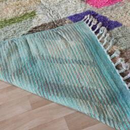 Authentic Boujaad Rug, Soft Moroccan Rug 5x8 Ft - thumbnail 4