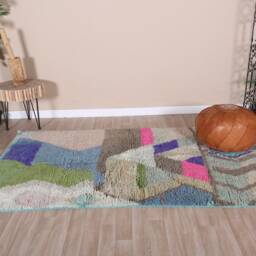 Authentic Boujaad Rug, Soft Moroccan Rug 5x8 Ft - thumbnail 2