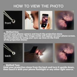 Angel Wings Photo Projection Ornament Custom Memorial Ornaments Remembrance Gift Christmas - thumbnail 2