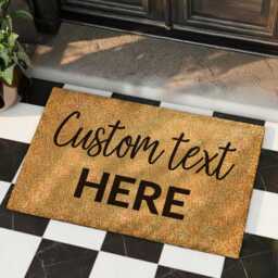 Your Custom Text Here Doormat - Add Own Or Design To Our Personalized Door Mat Tariff Free Shopping - thumbnail 3