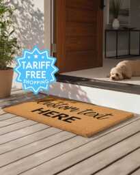 Your Custom Text Here Doormat - Add Own Or Design To Our Personalized Door Mat Tariff Free Shopping - thumbnail 1
