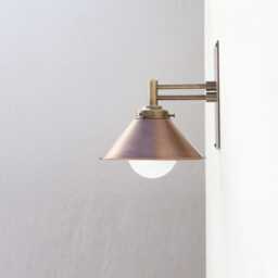 Brass Wall Sconce Light, Modern Brass Industrial Style Wall Sconce Ul Listed, Lm2, No.0448 - thumbnail 2