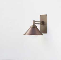 Brass Wall Sconce Light, Modern Brass Industrial Style Wall Sconce Ul Listed, Lm2, No.0448 - thumbnail 1