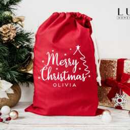 Personalised Santa Sacks Extra Large Red - Christmas Stocking For Custom Xmas Gift, Stockings - thumbnail 2