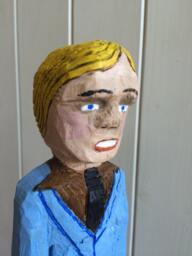 Whittled Driftwood Best Man Figurine - Kipple Carvings Series