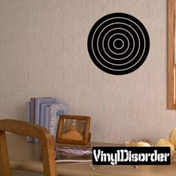Shapes Circle Vinyl Wall Decal Or Car Sticker - Mv001Et - thumbnail 1