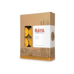 Beeswax Tea Light Candles Non-Toxic, Allergy Friendly, Bulk Pack - thumbnail 3