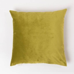 Velvet Touch Pillow . Chartreuse - Cushion Throw Case Decorative Accent - thumbnail 3