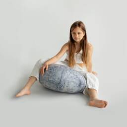 The Soft Rocks Stone Pillow, Model Tuva, Home Decoration, Pebble, Living, Throw Pillows, Kamushi, Footrest Foostool, , Pouf