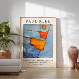 Paul Klee Exhibition Poster, Scarecrow By Alfons Niex in Homage To Klee, Abstract Art Print, Modernist Art, Gift Idea, A1/A2/A3/A4 - thumbnail 2