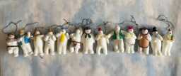 Party Snowmen Set Of 13 The Snowman Christmas Tree Decorations Ornaments Baubles 2026 New UK - thumbnail 1