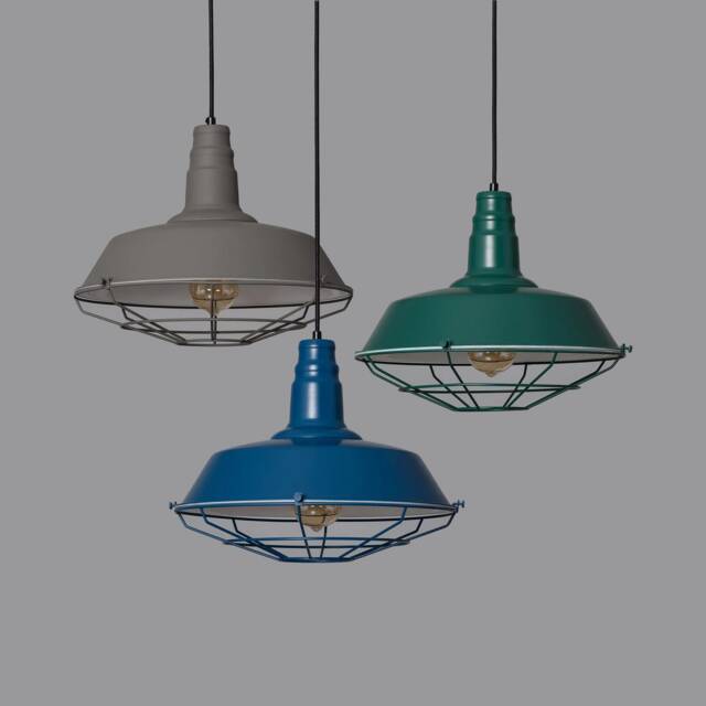 Kit - Industrial Steel Pendant Lamp Farmhouse Kitchen Lighting - image 1