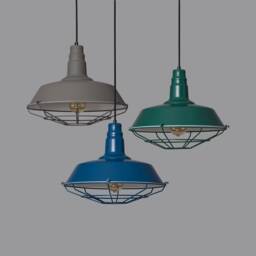 Kit - Industrial Steel Pendant Lamp Farmhouse Kitchen Lighting - thumbnail 1