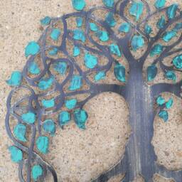Celtic Tree Of Life Metal Wall Art Yggdrasil Rustic Decor - thumbnail 2