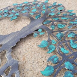 Celtic Tree Of Life Metal Wall Art Yggdrasil Rustic Decor - thumbnail 3