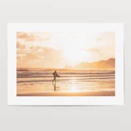 Byron Bay Surf Sunrise Print - Coastal Beach Photography, Framed Art Available - thumbnail 2