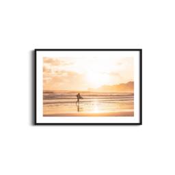Byron Bay Surf Sunrise Print - Coastal Beach Photography, Framed Art Available - thumbnail 3