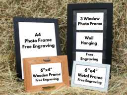 "Boats & Vessels Personalised Wood Or Metal Picture Frame - 4""x6"