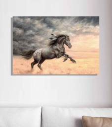 Appaloosa Horse Painting, Limited Edition Equine Art Print On Canvas - thumbnail 1