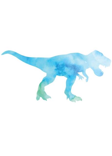 Dinosaur Wall Prints, Dino Decor, Nursery Set Of Three, Child's Bedroom, Home Stegosaurus, T-Rex, Triceratops - image 1