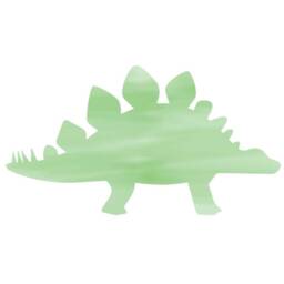 Dinosaur Wall Prints, Dino Decor, Nursery Set Of Three, Child's Bedroom, Home Stegosaurus, T-Rex, Triceratops - thumbnail 2