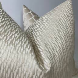 Cream Cushion Cover, Luxury Pillow Throw Cover For Sofa Or Bed, Scatter Champagne Bedding, Astrid - thumbnail 3