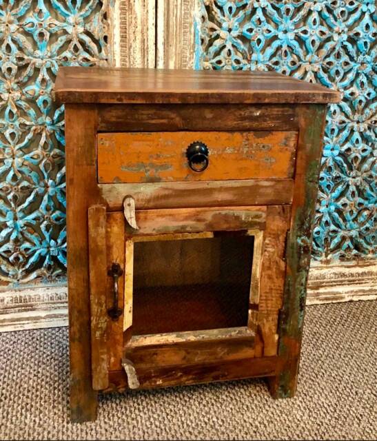 Mango Wood Bedside, Bedroom, Furniture, Home & Living - image 1