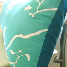 Mint Green Flying By Rectangle Pillow - thumbnail 4