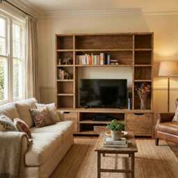 Reclaimed Wood Bookcase/Shelving Units & - Entertainment Center - thumbnail 2