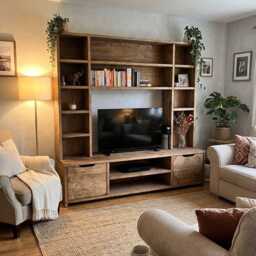 Reclaimed Wood Bookcase/Shelving Units & - Entertainment Center - thumbnail 3