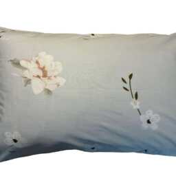 Floral Grey Duvet Cover Set - Optional Personalised Embroidered Pillowcases - Meg's Crafty Comforts Logo Bedding - thumbnail 2