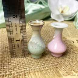 Cute Mini Vase Mommy Pot Desk Decor Gifts For Her, Handmade Tiny Pottery Unique Mom, Miniature Bud Ceramic Gifts - thumbnail 3