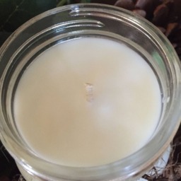 Baby Powder Handmade Hand Poured 16 Oz Soy Candle in Mason Canning Jar With Rustic Metal Lid - thumbnail 2