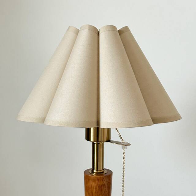 Handmade Khaki Fabric Pleated Lampshade Petal Shades For Table Lamps Pendant Uno Spider Fitters Harp Clip-On Home Furnishing Lamp Decor - image 1