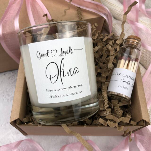 Good Luck Soy Candle Gift New Job, Beginnings, Graduation - image 1