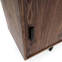 Mid-Century Sideboard, Dresser, Commode, Credenza Made Of Walnut Vaneer - Livlo Os05 - thumbnail 4