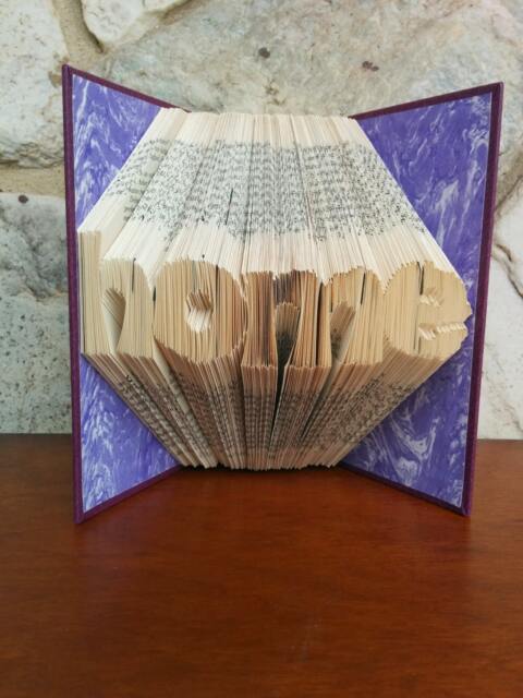 Home - Folded Book Art Fully Customizable, Housewarming, House, Home, Realtor - image 1