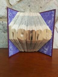 Home - Folded Book Art Fully Customizable, Housewarming, House, Home, Realtor - thumbnail 1