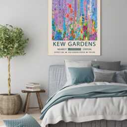 Botanical Flower Market Art Print, Kew Gardens Floral Wall Decor, Art, Art - thumbnail 2